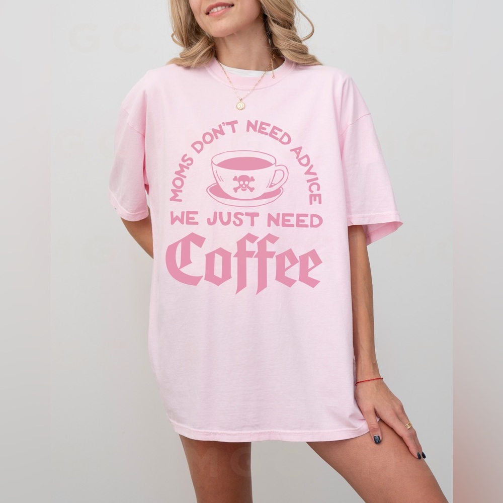 Comfort Colors Mom Needs Coffee Shirt - Picture 4 of 11